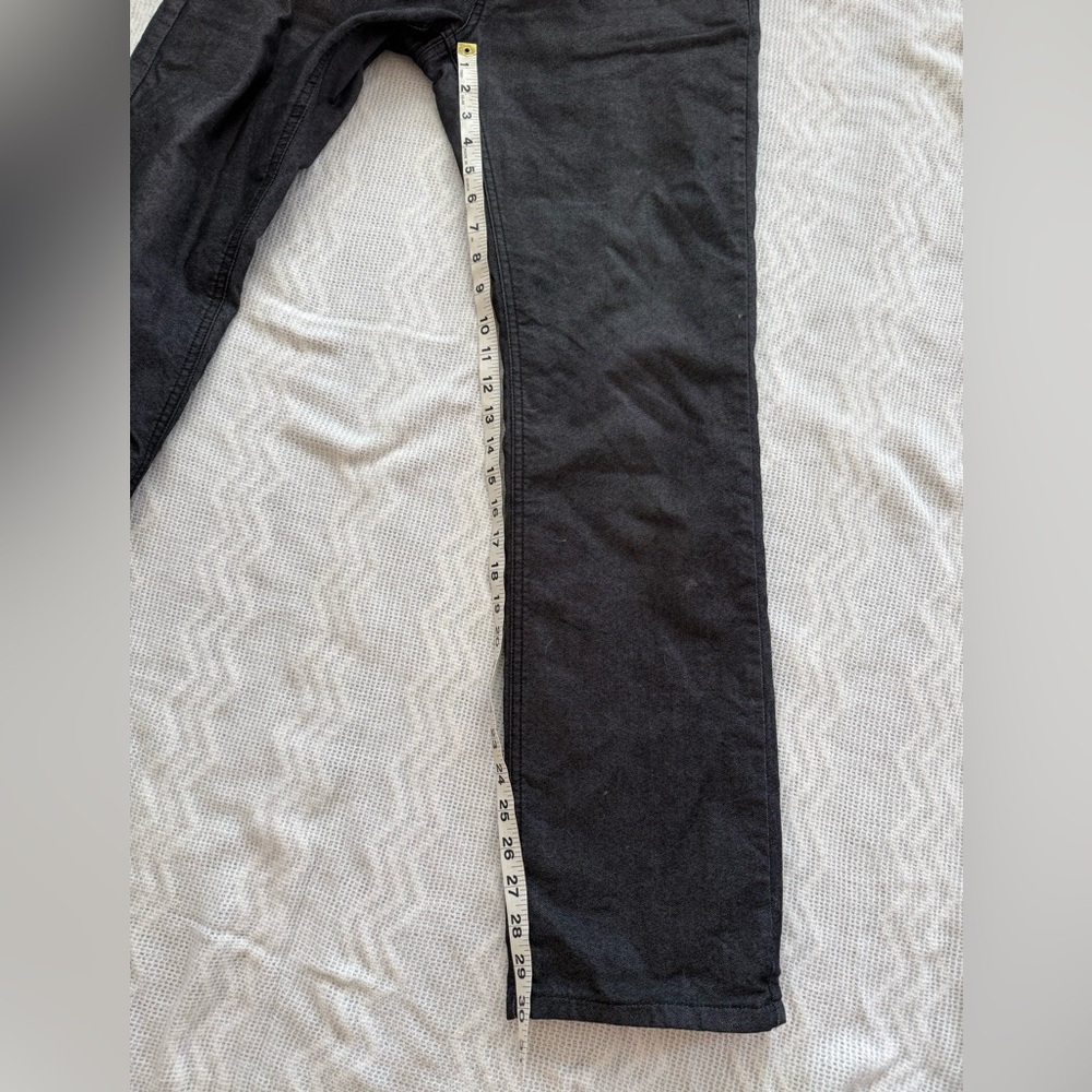 Prana Women’s Lined Boyfriend Jean/Pant Size 2 color black/dark charcoal - Picture 8 of 8